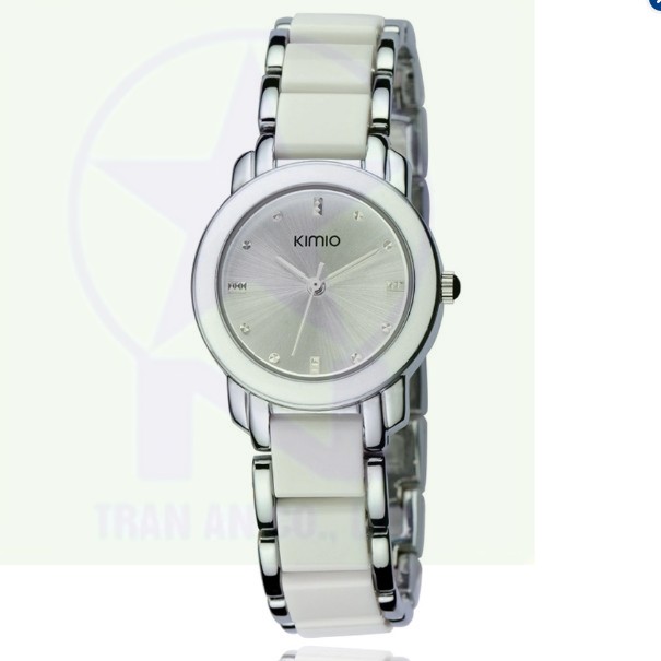 Đồng hồ nữ dây thép không gỉ KIMIO K481L-S0113 ( Xanh mặt trắng) 